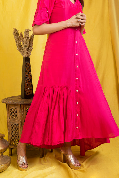 PINK LONG DRESS